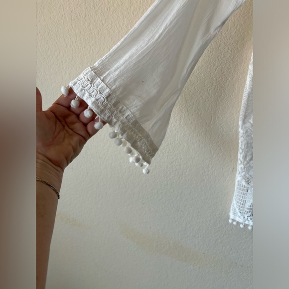 White Lace Swim Cover-Up - Picture 2 of 7